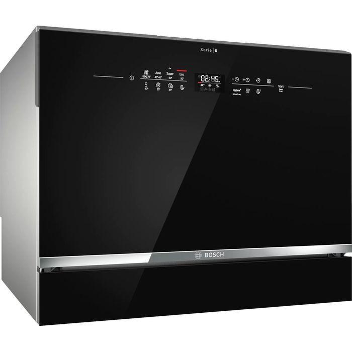 Bosch SKS68BB008 Freestanding Compact Dishwasher 55CM Black TBM