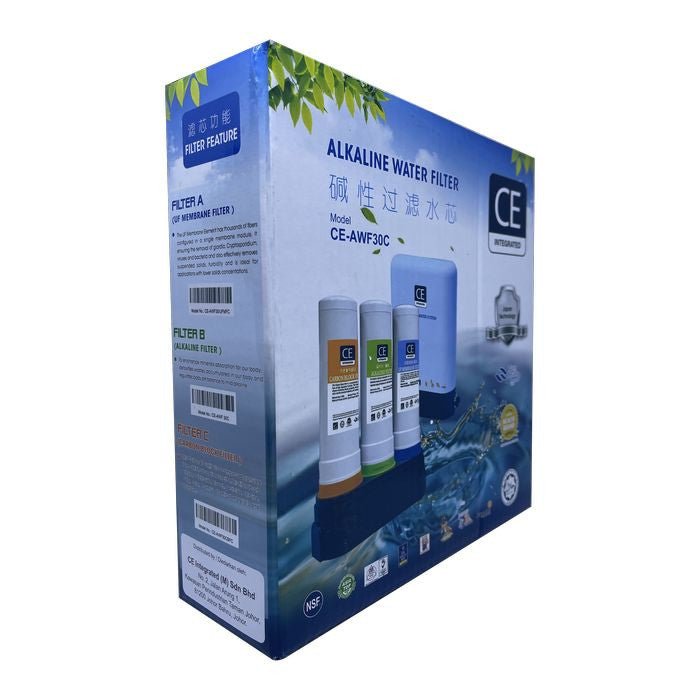 CE Integrated CE-AWF30C Water Filter Cartridge For Three Filter (UF MEMBRANE FILTER/ALKALINE FILTER/CARBON BLOCK FILTER) | TBM Online