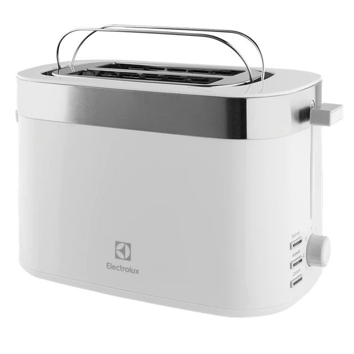 Electrolux E2TS1-100W Toaster 2 Slice With Cover White | TBM Online