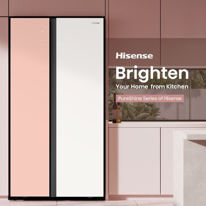 Hisense RS688N4AW-PU Side-By-Side Fridge 620L Inverter | TBM Online