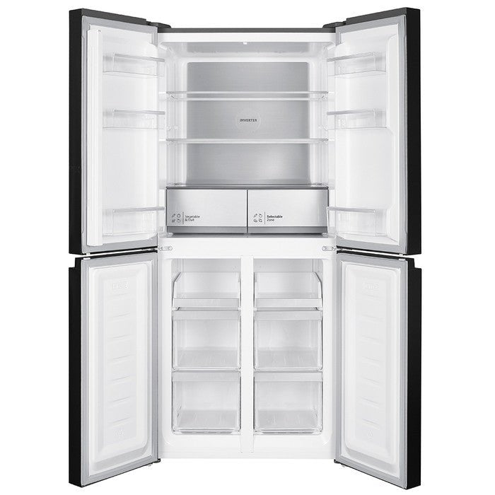 Hitachi HR4N7522DSXMY 4 Doors Fridge 466L Dual Sensing Control Metal Backwall Design | TBM Online