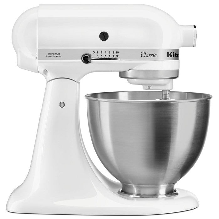 KitchenAid 5K45SSBWH Classic Stand Mixer 4.3L White TBM TBM Online