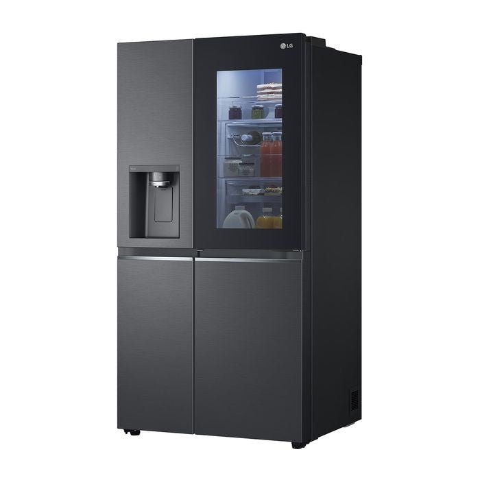 LG GC-X257CQES Fridge Side By Side Smart Inverter Wifi N635L Matte Black | TBM Online