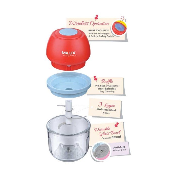 Milux MFC-300WG Mini Chopper 30W | TBM Online