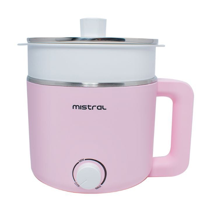 Mistral MEC3015 PINK Multi Pot With Steam Tray 1.5L | TBM Online