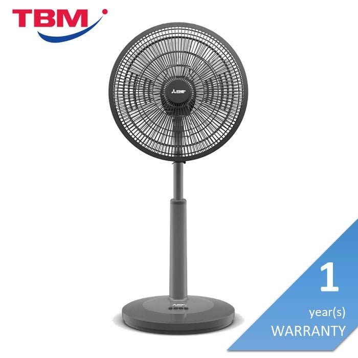 Mitsubishi R16A-GB- CY GY Tatami Stand Fan 16" Dark Grey | TBM Online