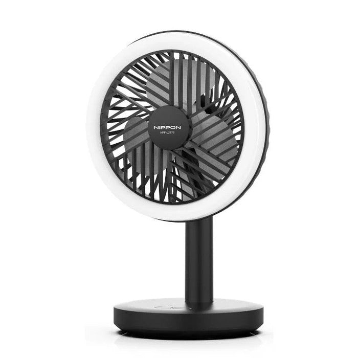Nippon NPFL2875 Rechargeable Portable Fan With LED Light TBM TBM