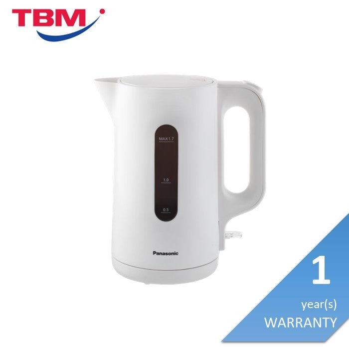 Panasonic NC-K101WSK Cordless Electric Kettle 1.7L White Plastic | TBM Online