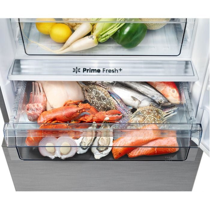Panasonic NR-BX421BPSM Fridge 2 Doors G422L Econavi Inverter Glossy Silver Prime Fresh+ | TBM Online