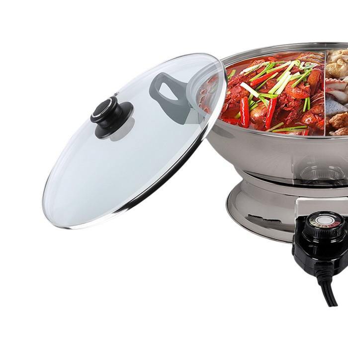 Myland Electric Cooktop Stainless Steel Twin Hot Pot