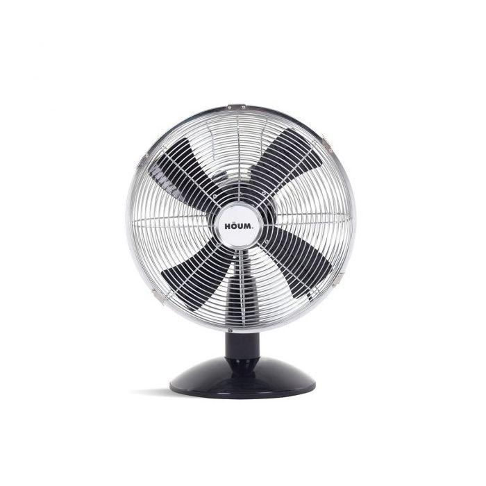 Houm R12 BLACK Table Fan 12" Retro Series | TBM Online