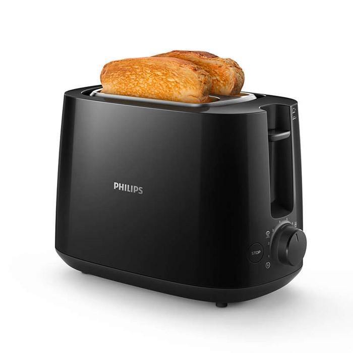 Philips HD2581/91 Metal Toaster Black | TBM Online