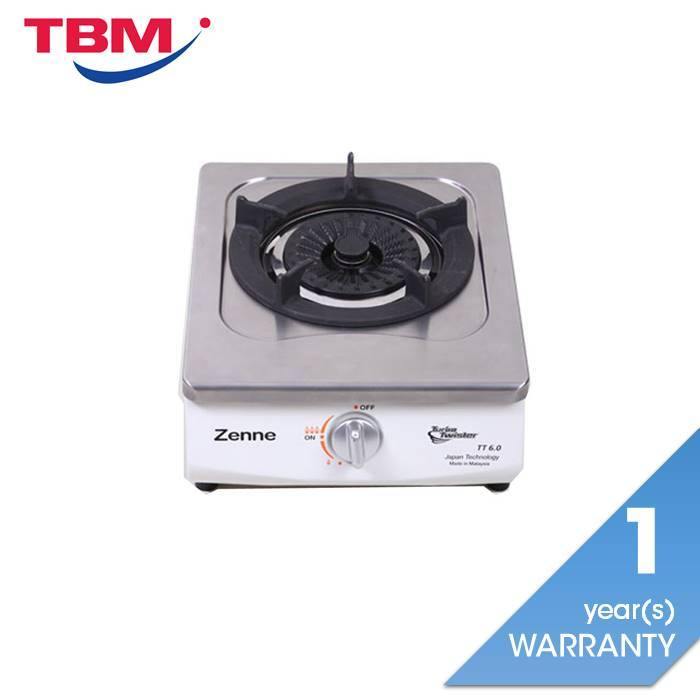 Zenne KTC18 Gas Stove Single Burner 5.8Kw Turbo Twister Ss | TBM Online