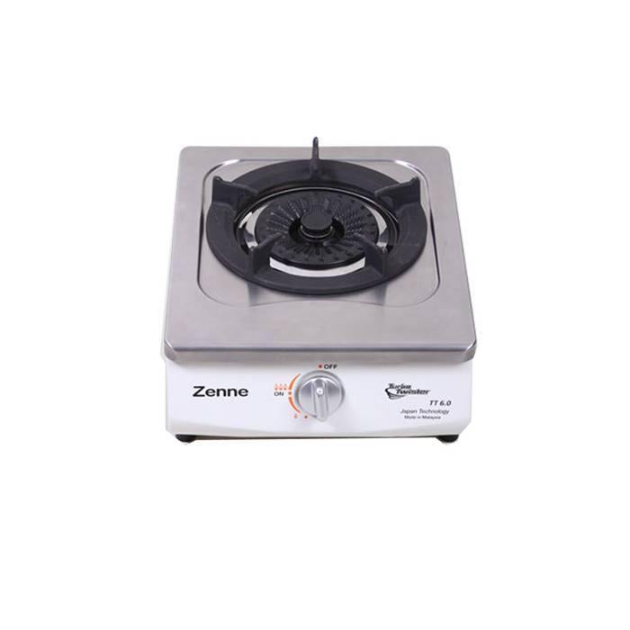 Zenne KTC18 Gas Stove Single Burner 5.8Kw Turbo Twister Ss | TBM Online
