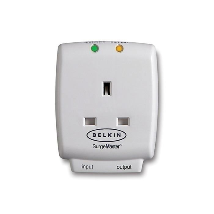 Belkin F9H110VSACW Mastercube 1 Way Surge W Tel Protection | TBM Online