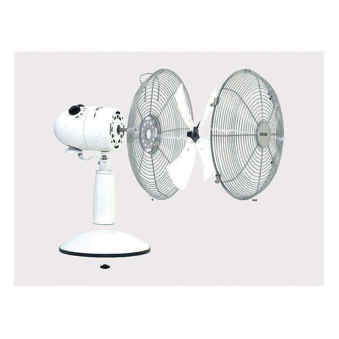 Houm R12 WHITE Table Fan 12" Retro Series | TBM Online