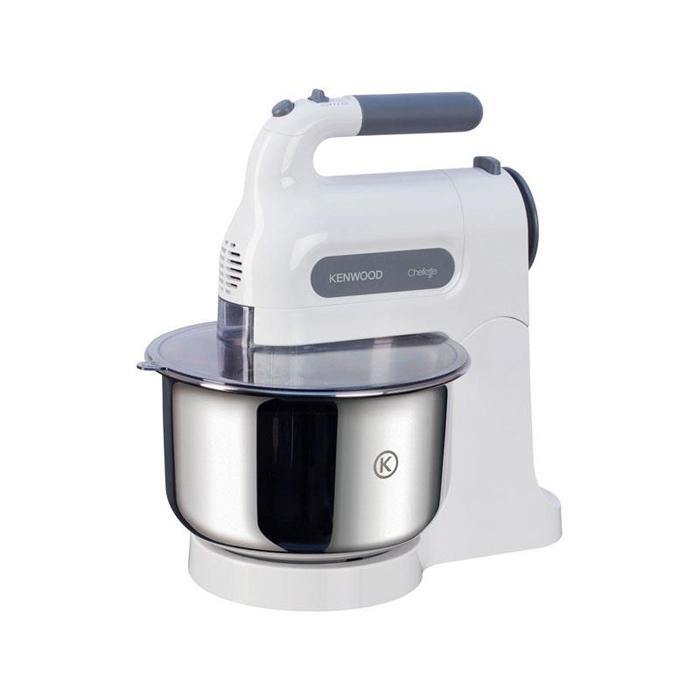 Kenwood Handmixer, 450W, 5 Speeds, Stainless Steel Kneaders and Beaters for  Durability and Strength HMP30.A0SI- Silver