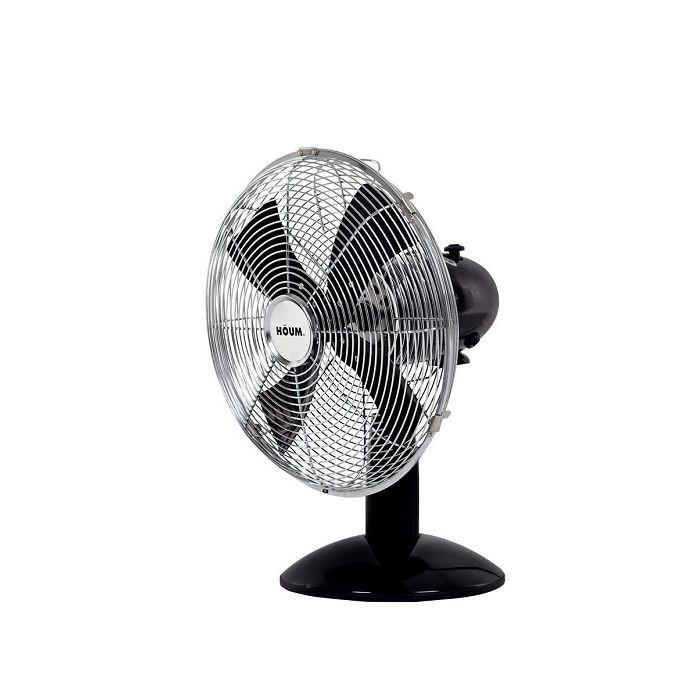Houm R12 BLACK Table Fan 12" Retro Series | TBM Online