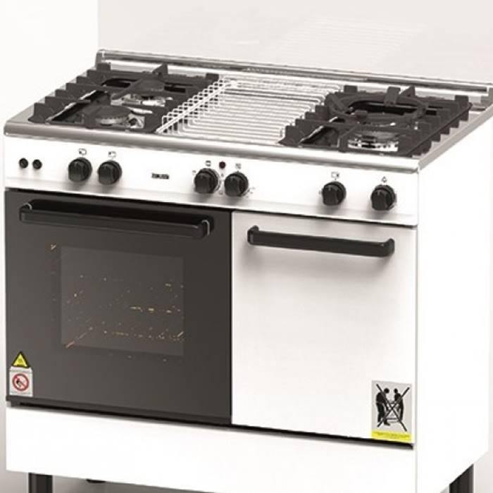 Zanussi ZCG932W Gas Cooker 3B Electric Oven | TBM Online