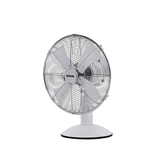 Houm R12 WHITE Table Fan 12" Retro Series | TBM Online