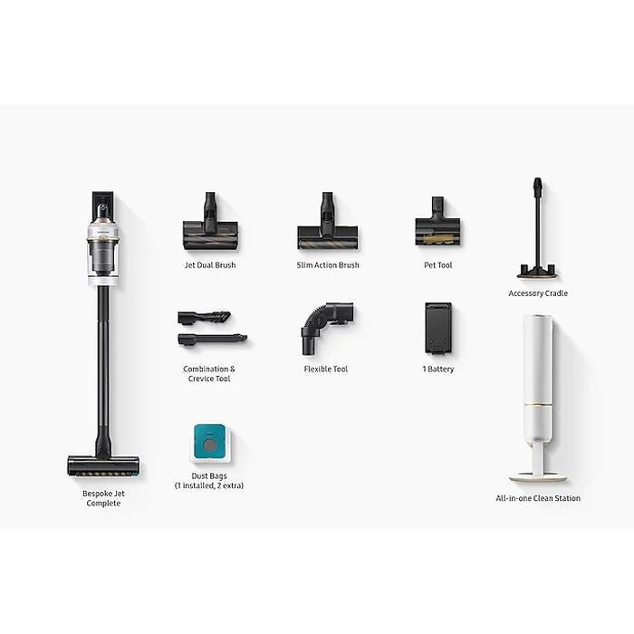 Samsung VS20A95843W/ME Vacuum Cleaner Jet One White | TBM Online