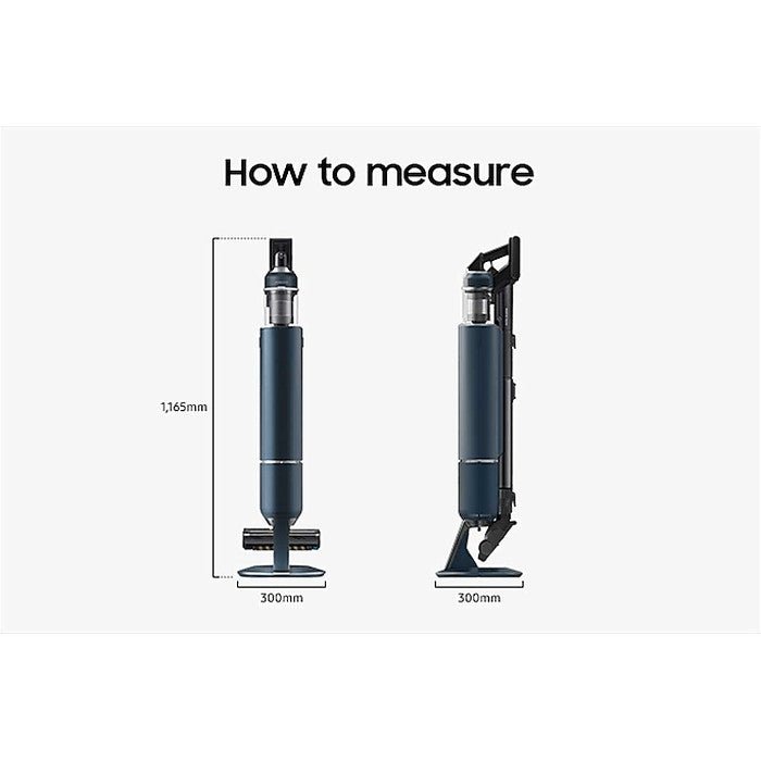Samsung VS20B958F3B/ME Vacuum Cleaner Bespoke Jet Premium All In One Clean Station 210W Midnight Blue | TBM Online