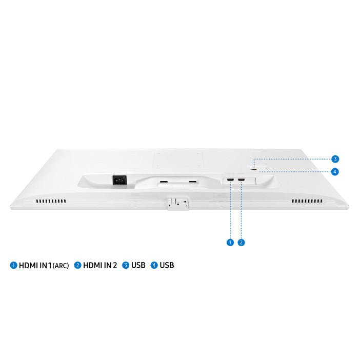 Samsung LS32BM501EEXXS 32" Smart Monitor White | TBM Online