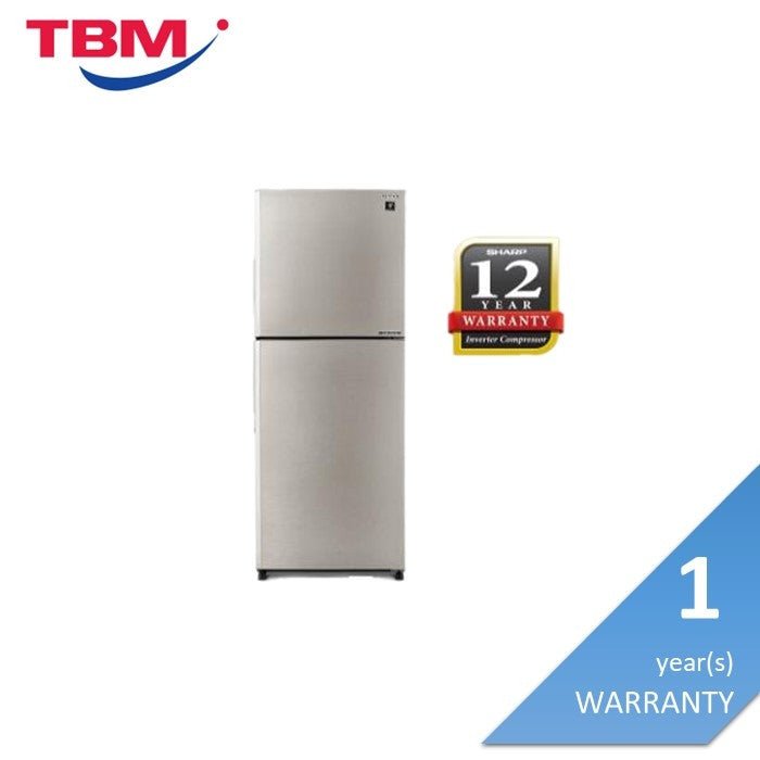 Sharp SJ4122MSS 2 Doors Fridge 410L J-Tech Inverter | TBM – TBM Online