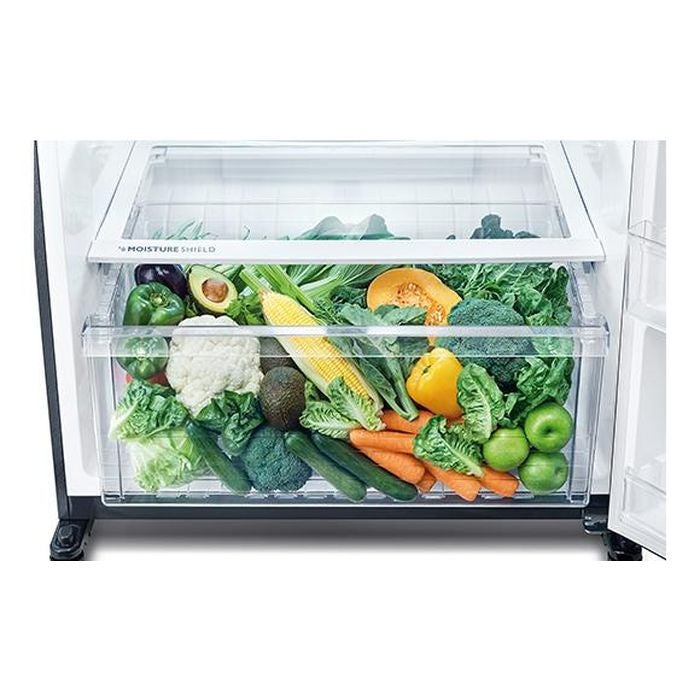 Sharp SJP601MFMS Fridge 2 Doors G610L Inverter Silver Metal | TBM Online