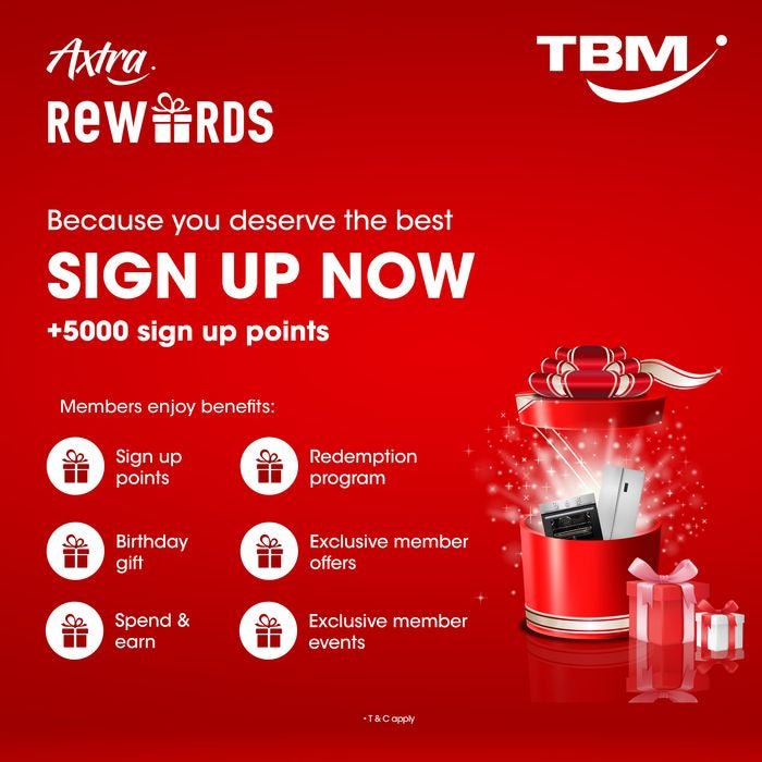 TBM Axtra Rewards Member Registration | TBM Online