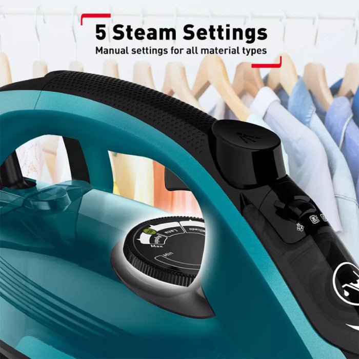 Tefal FV5847 Steam Iron Ultraglide Plus Auto Off Steam Boost 5 Steam Settings Sanitize | TBM Online