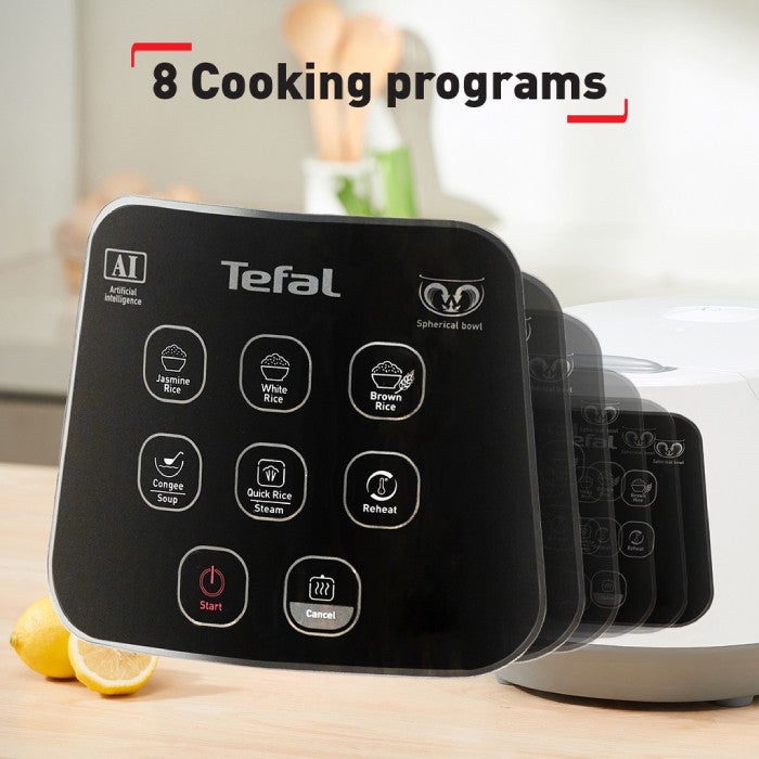Tefal RK7301 Jar Rice Cooker 1L Fuzzy Logic Spherical Pot | TBM Online