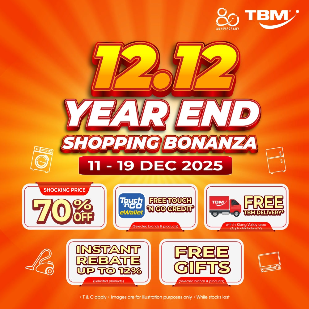 [Online Exclusive] TBM 12.12 Year End Shopping Bonanza | 11 - 19 Dec 2025