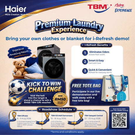 TBM | Axtra Experience x Haier Premium Laundry Experience | Aug 2026