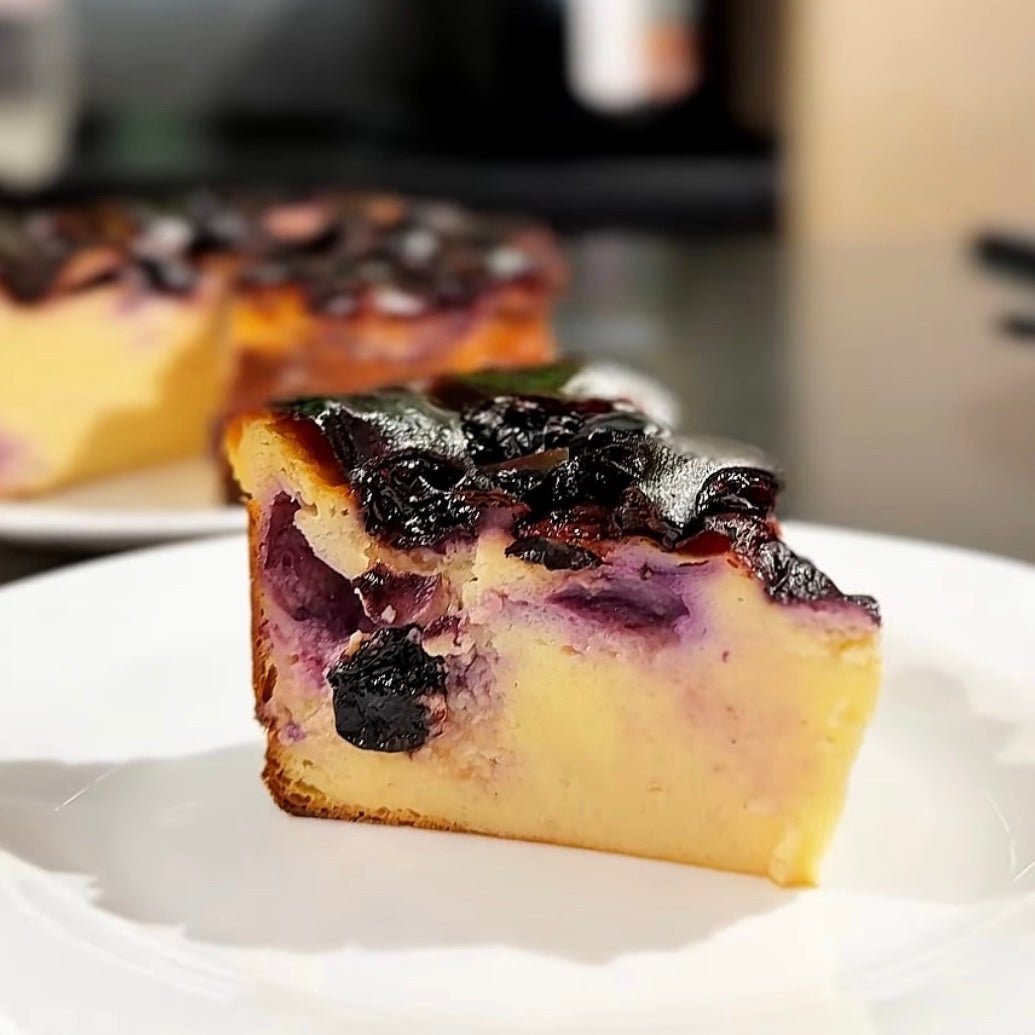 Air-Fryer Blueberry Yogurt Cake - TBM Online