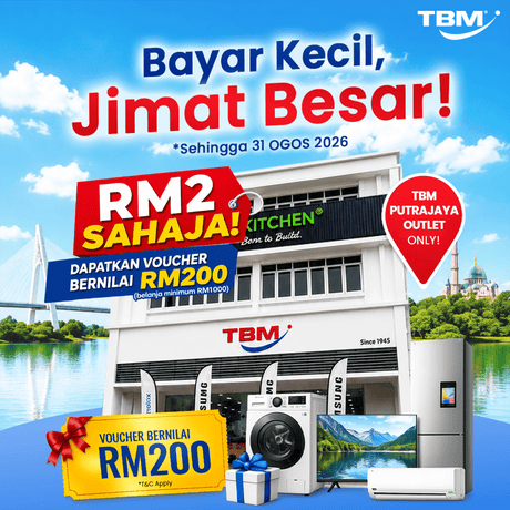 BAYAR KECIL, JIMAT BESAR – HANYA DI TBM PUTRAJAYA | Valid until 31 Aug 2026 - TBM Online