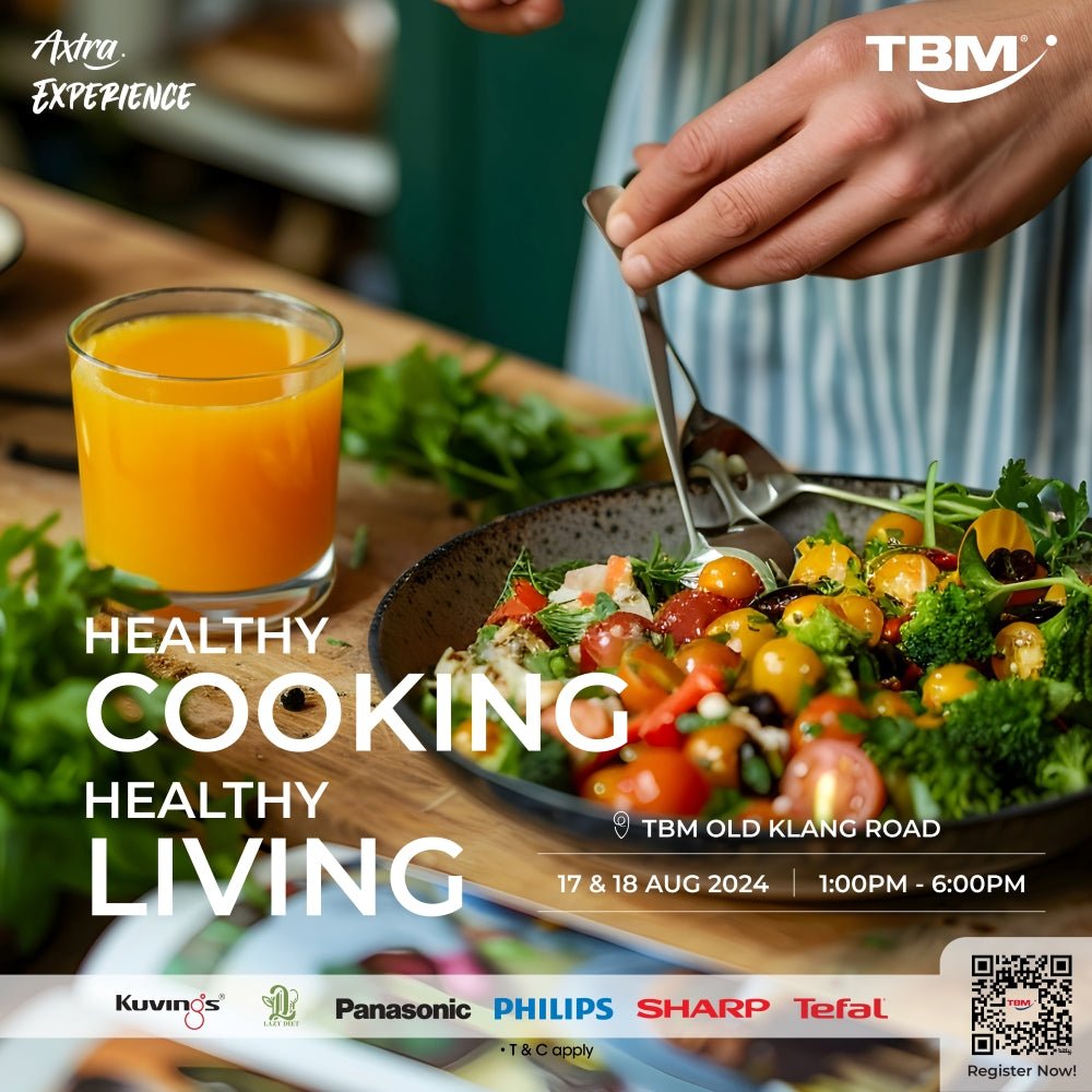 Healthy Cooking Healthy Living Cooking Experience Workshop | 17 & 18 August 2024 - TBM Online