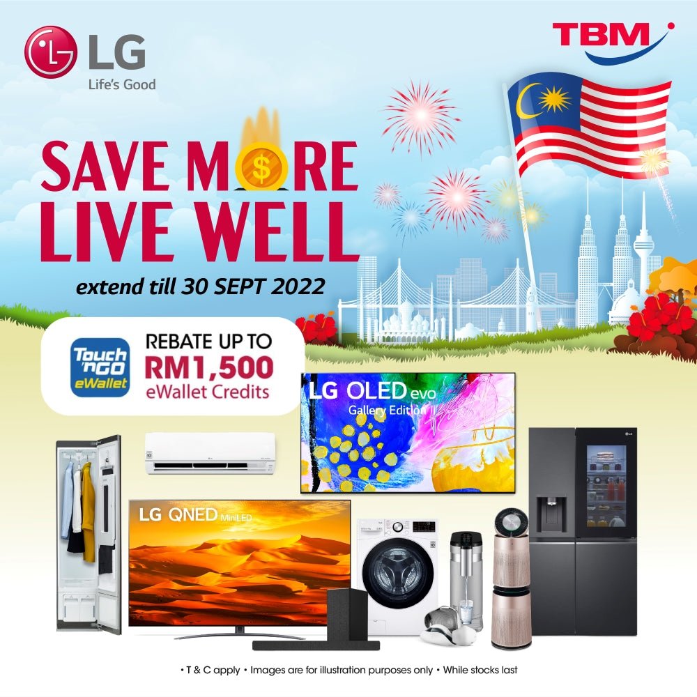 LG Save More Live Well | Promotion Extend till 30 Sept 2022 - TBM Online