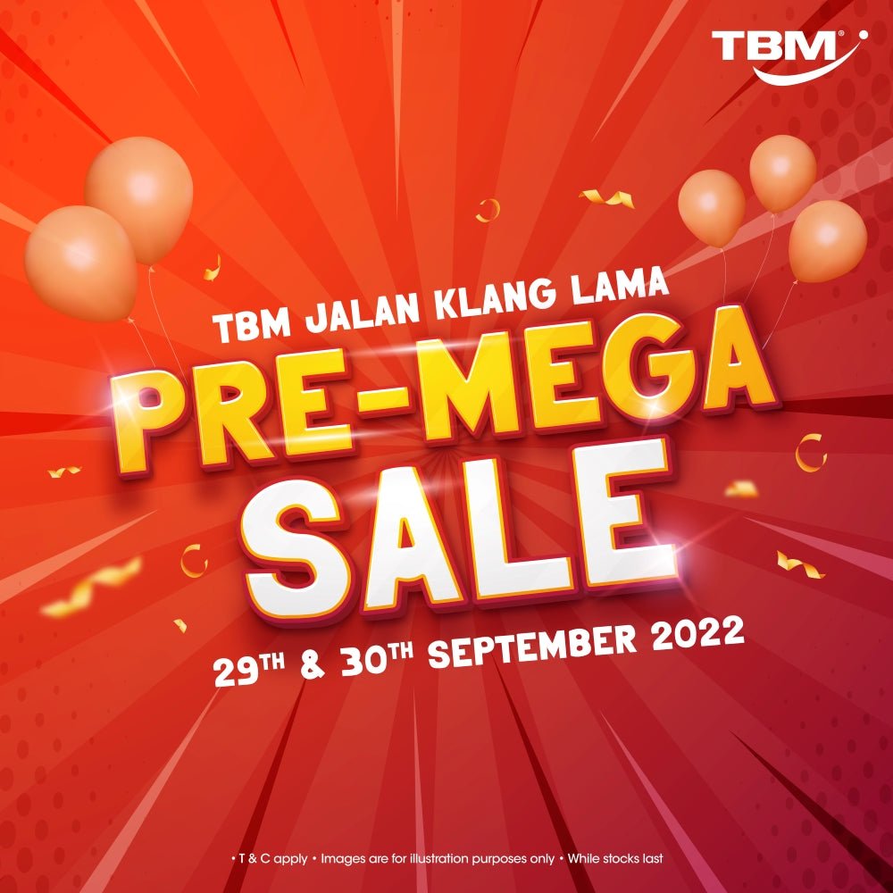 [Member Exclusive] TBM Pre-Mega Sales | 29 - 30 Sept 2022 - TBM Online