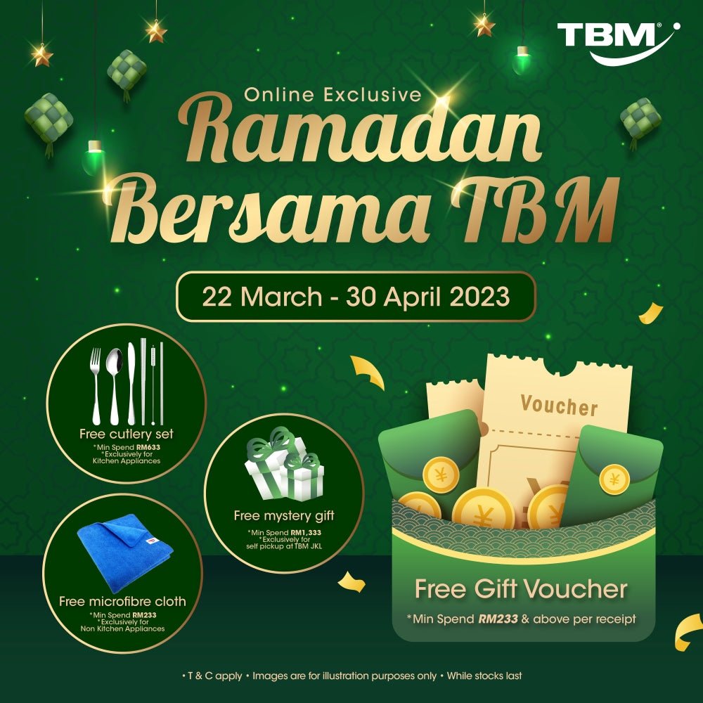 [Online Exclusive] Ramadan Bersama TBM | 22 Mar - 30 Apr 2023 - TBM Online