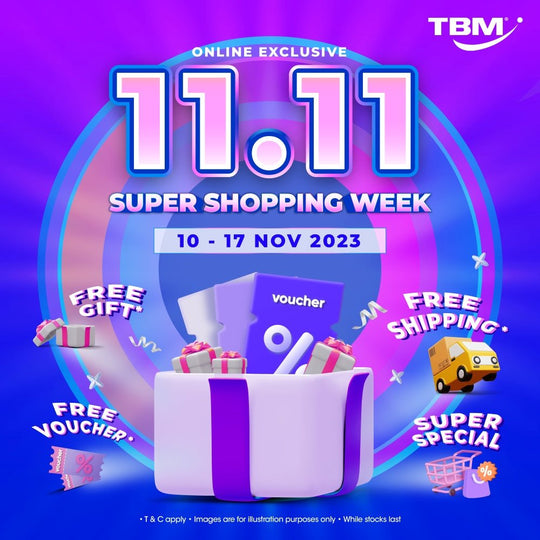 [Online Exclusive] TBM 11.11 Super Shopping Week | 10 – 17 Nov 2023