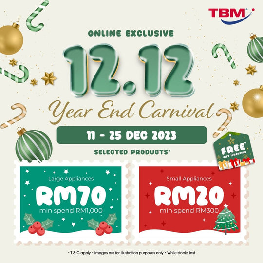 [Online Exclusive] TBM 12.12 Year End Carnival | 11 – 25 Dec 2023