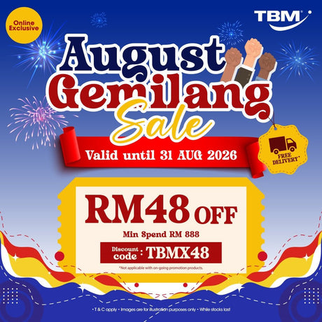 [Online Exclusive] TBM August Gemilang Sale | 1 – 31 Aug 2026 - TBM Online