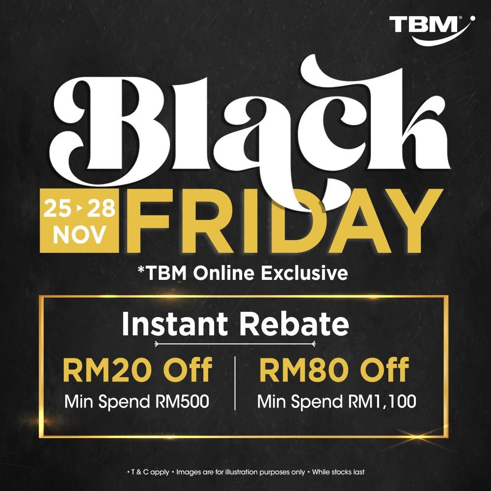 [Online Exclusive] TBM Black Friday Sale | 25 – 28 Nov 2022 - TBM Online