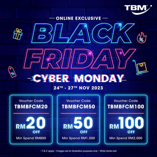 [Online Exclusive] TBM Black Friday x Cyber Monday Sale | 24 – 27 Nov 2023