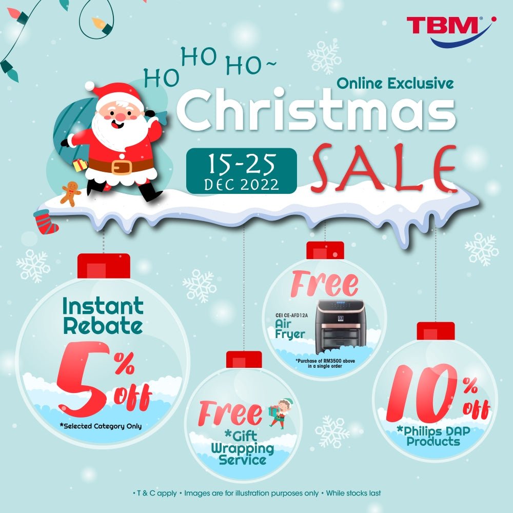 [Online Exclusive] TBM Ho Ho Ho Christmas Sale | 15 - 25 Dec 2022 - TBM Online