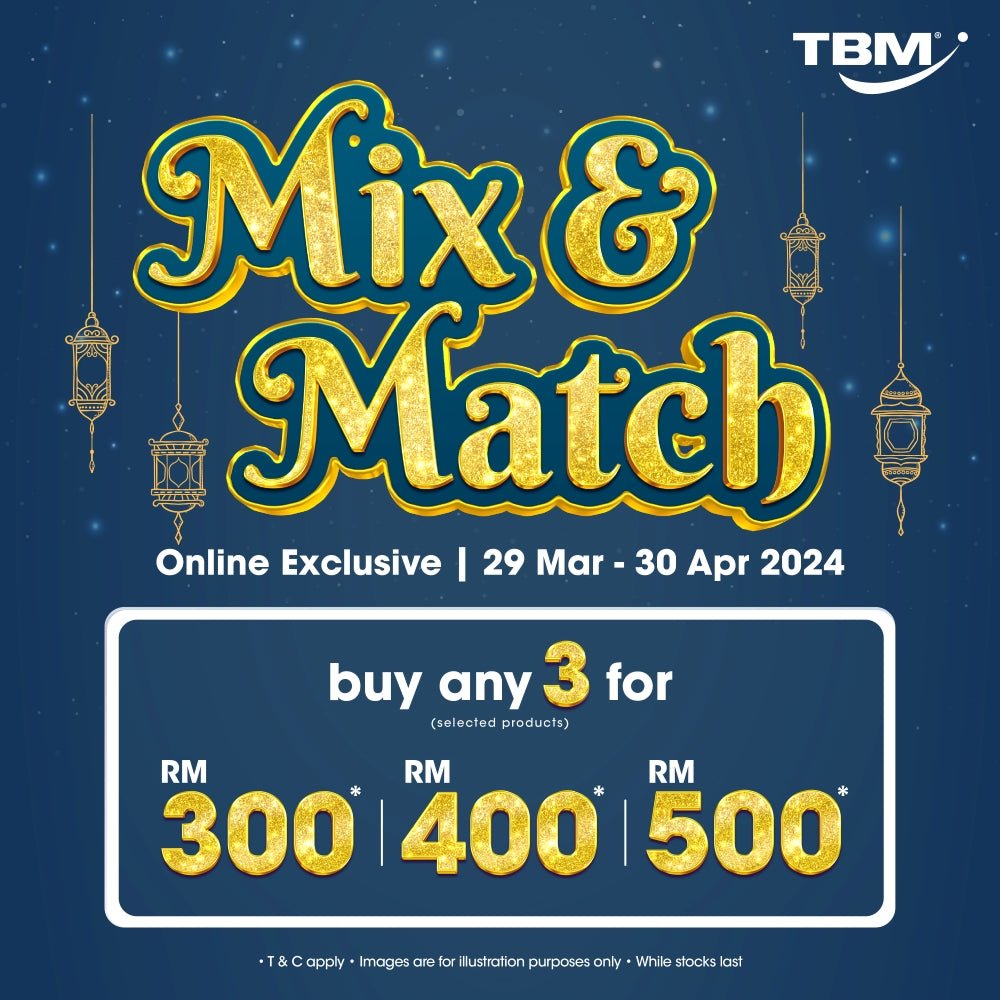 [ Online Exclusive ] TBM Raya Mix & Match | 29 Mar - 30 Apr 2024 - TBM Online