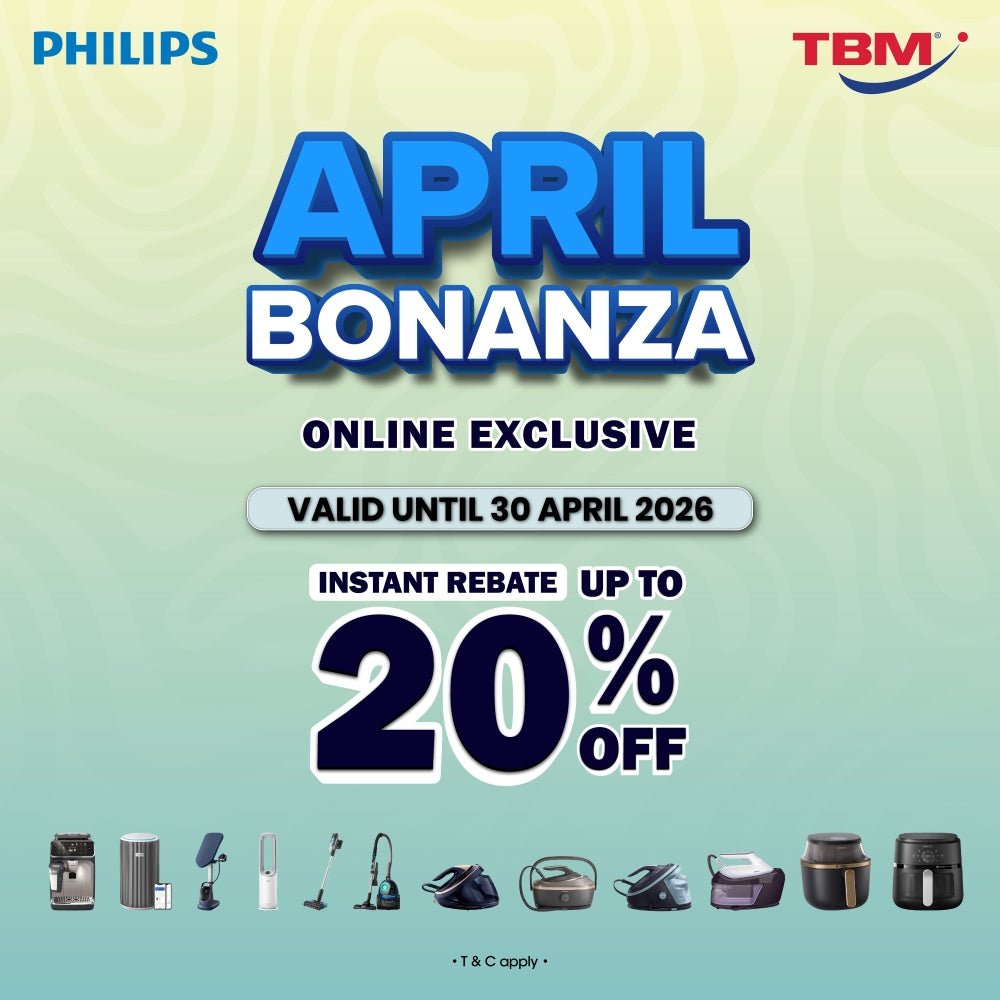 [Online Exclusive] TBM x Philips April Bonanza Sale | Valid until 30 Apr 2026 - TBM Online