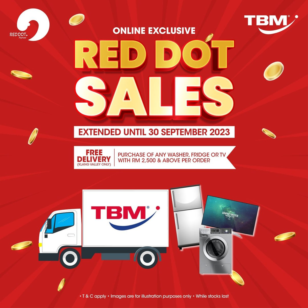 [Online Exclusive] TBM x Red Dot Festival Sale | Extended until 30 September 2023 - TBM Online