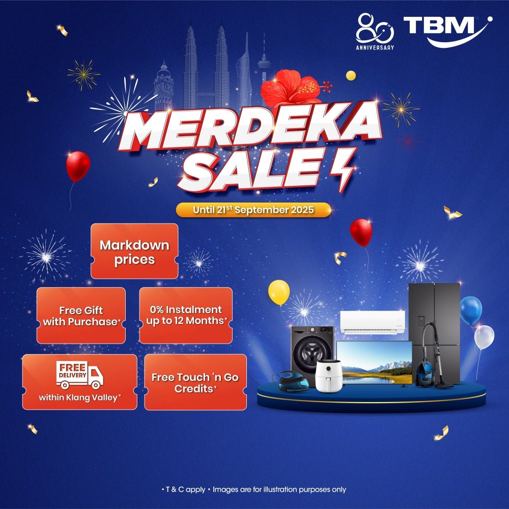 【Online Exclusive】TBM Merdeka Sale | Valid until 21 Sept 2025 - TBM Online